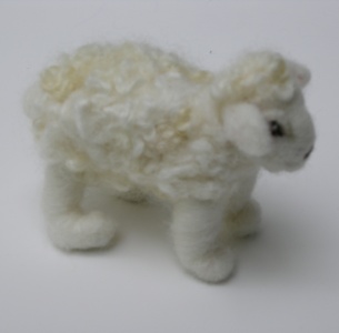 Simone the White Sheep Side View