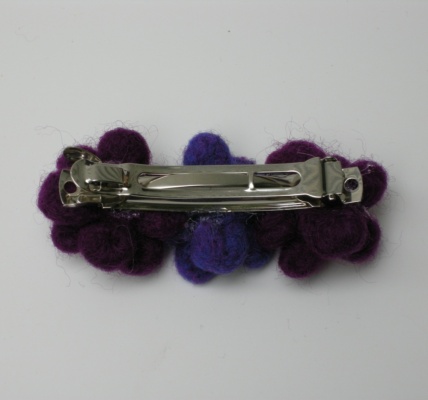 PurpleFlowerBarretteBack
