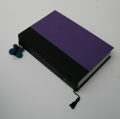 BlueButterflyBlackBookmark2