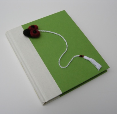 LadybugWhiteBookmark